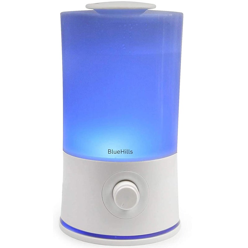 BlueHills Premium 2000 ML XL Large Essential Oil Diffuser Aromatherapy Humidifier for Large Room Home 40 Hour Run Huge Coverage Area 2 Liter Extra Large Capacity Huge Diffuser High Mist White E001 - Image 1